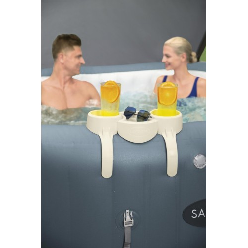 Držiak na nápoje do vírivky Lay-Z-Spa BESTWAY + 2 Priehradky + Tácka