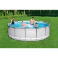 Bazén rámový 14FT 427x122 cm POWERSteel 6w1 BESTWAY
