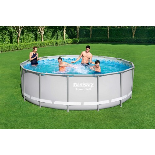 Bazén rámový 14FT 427x122 cm POWERSteel 6w1 BESTWAY