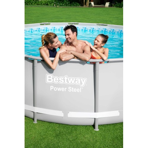 Bazén rámový 14FT 427x122 cm POWERSteel 6w1 BESTWAY