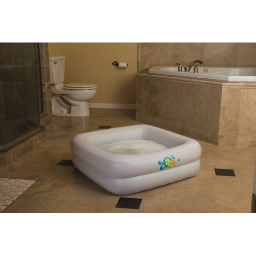 Nafukovací bazénik 3v1 pre deti 0+ Vanička bazénik BESTWAY + nafukovacie dno