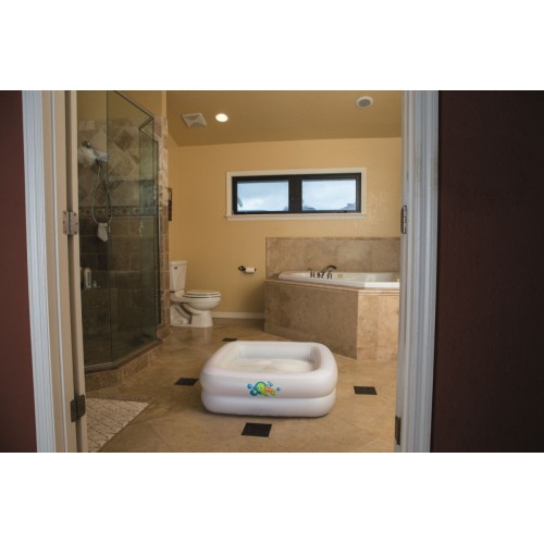 Nafukovací bazénik 3v1 pre deti 0+ Vanička bazénik BESTWAY + nafukovacie dno