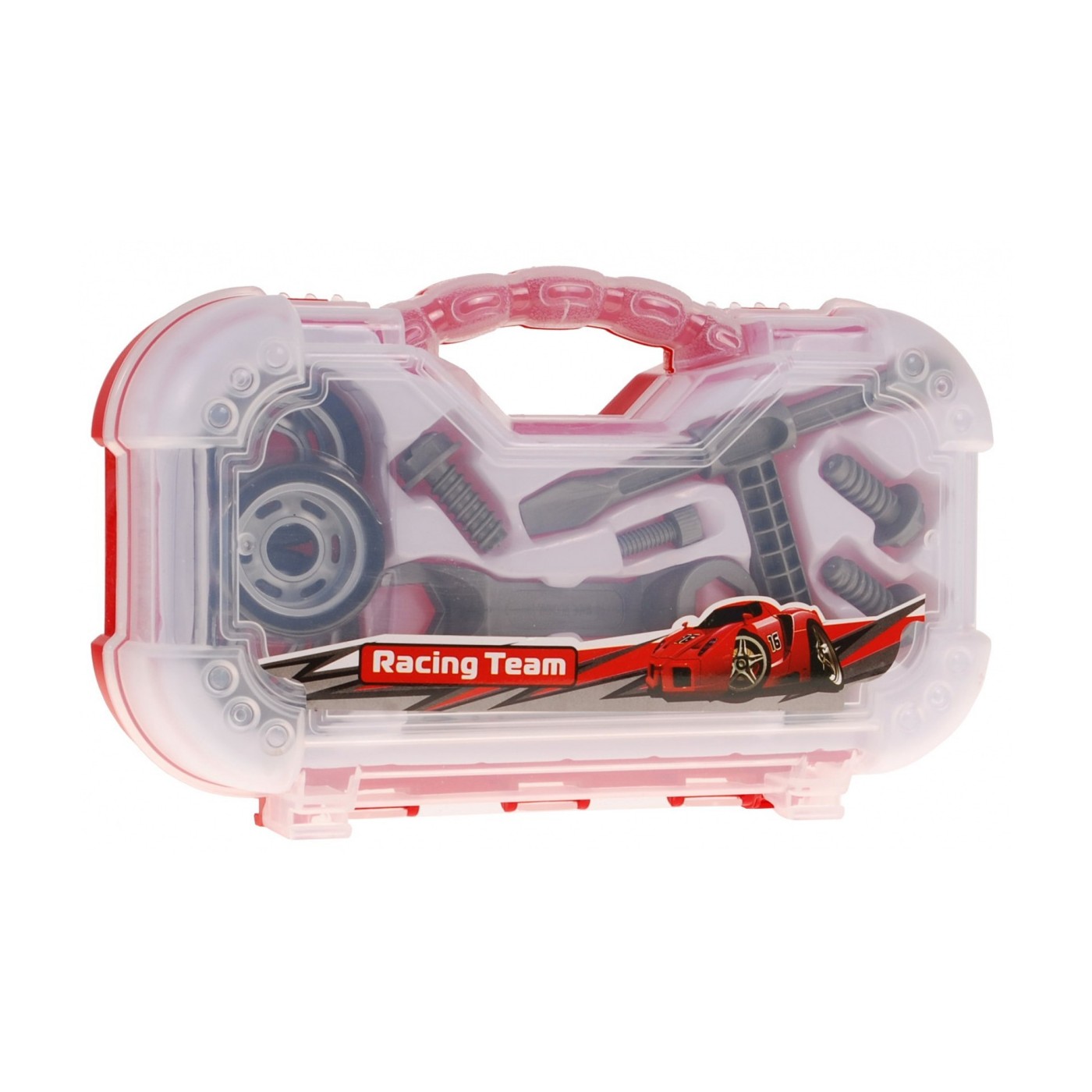 Nákladné auto 2v1 s kufríkom náradia pre deti 3+ Rozoberateľné vozidlo + Výmena kolies + Zvuky