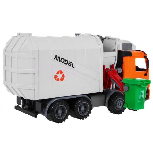 Smetiarske autíčko pre deti 3+ Pohyblivé časti + Kontajner + Výuka ekológie