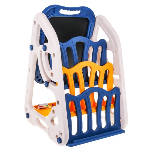 Obojstranná Kriedová magnetická tabuľa pre deti 3+ Nastavenie výšky + Police na knihy + Príslušenstvo