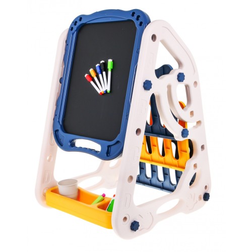 Obojstranná Kriedová magnetická tabuľa pre deti 3+ Nastavenie výšky + Police na knihy + Príslušenstvo