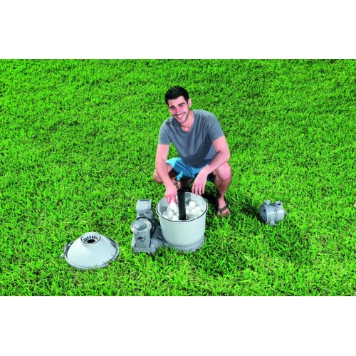 Filtračná vložka Polysphere FlowClear pre pieskové pumpy BESTWAY Guľky PET 500g