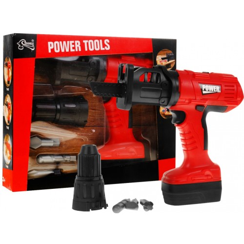 Skrutkovač 2v1 Vymeniteľné koncovky Červený