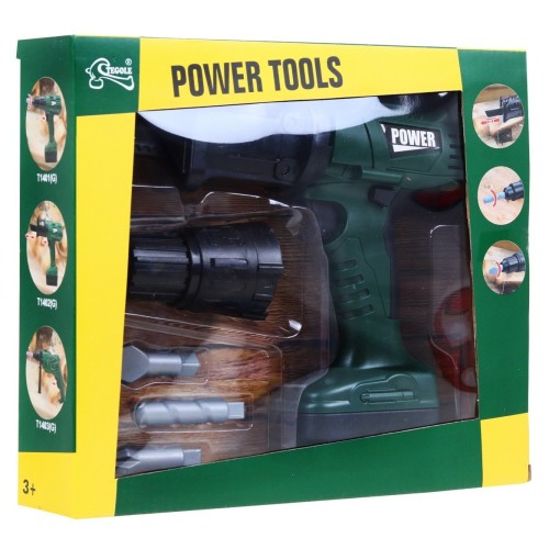 Skrutkovač 2v1 Vymeniteľné koncovky Zelený