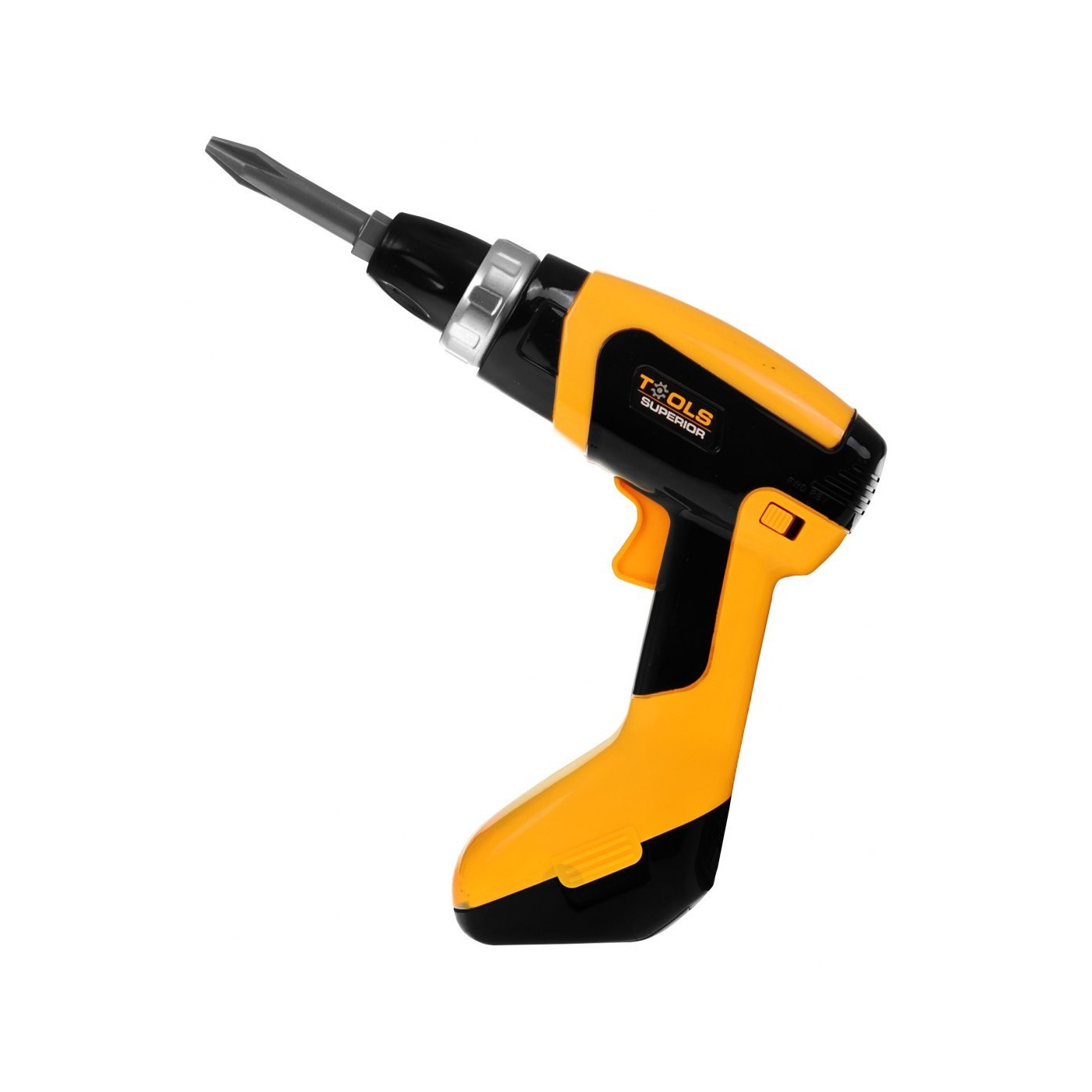 Elektrický Skrutkovač pre deti 3+ Zvuky + Otočné vŕtanie + 3 vymeniteľné koncovky