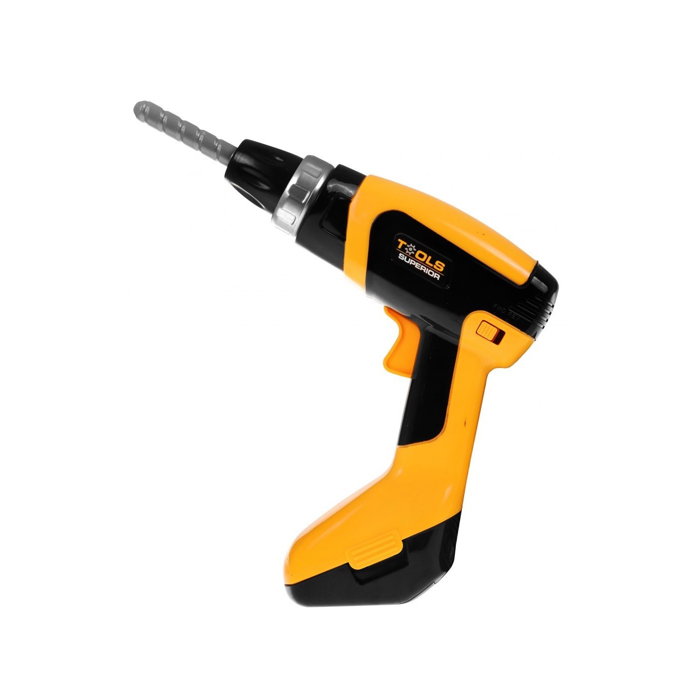 Elektrický Skrutkovač pre deti 3+ Zvuky + Otočné vŕtanie + 3 vymeniteľné koncovky