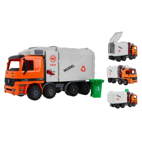 Smetiarske autíčko pre deti 3+ Pohyblivé časti + Kontajner + Výuka ekológie