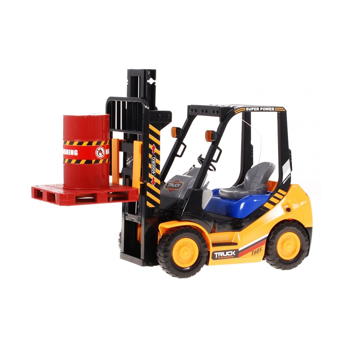 Diaľkovo ovládaný Vysokozdvižný vozík pre deti 3+ Pohyblivé vidly + Príslušenstvo