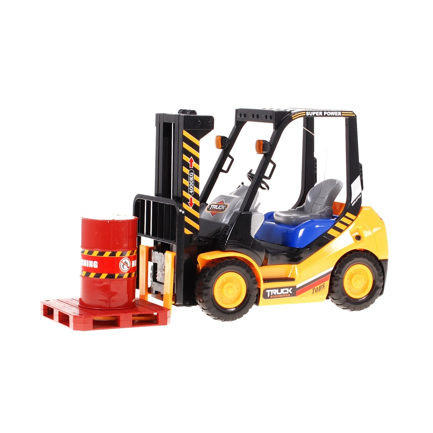 Diaľkovo ovládaný Vysokozdvižný vozík pre deti 3+ Pohyblivé vidly + Príslušenstvo