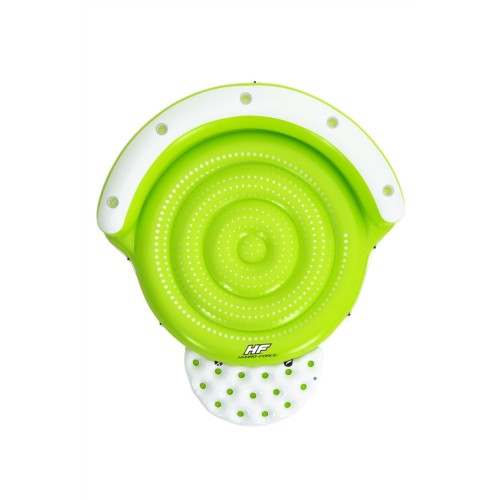 Plavecký ostrov Kick Back pre 5 osôb BESTWAY 275x255x65cm + Pódium + 5 Držiakov na nápoje nafukovačka