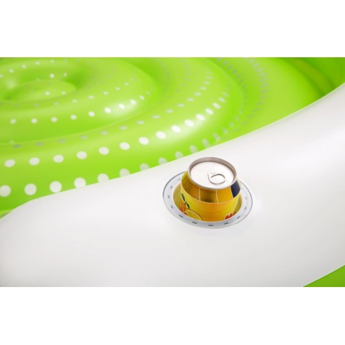 Plavecký ostrov Kick Back pre 5 osôb BESTWAY 275x255x65cm + Pódium + 5 Držiakov na nápoje nafukovačka