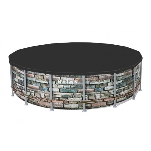 Bazén rámový 16 FT 488 x 122 cm Power Steel BESTWAY