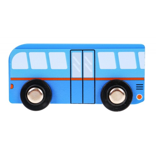 Súprava 4 Drevených Vozidiel Znaky