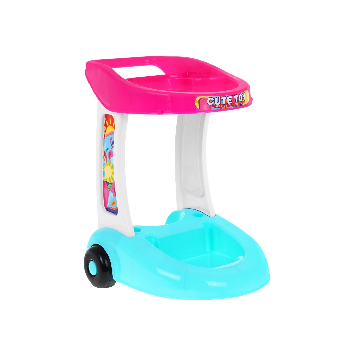 Veľký Upratovací vozík pre deti 3+ Interaktívny vysávač + Mop Metla Lopatka + Príslušenstvo 10 ks.