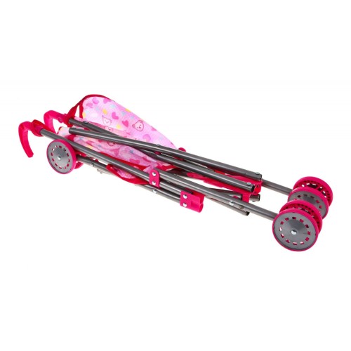 Súprava príslušenstva pre bábiky pre deti 3+ Starostlivosť o bábätko + Vozík + Stolička na kŕmenie + Postieľka + 2 tašky