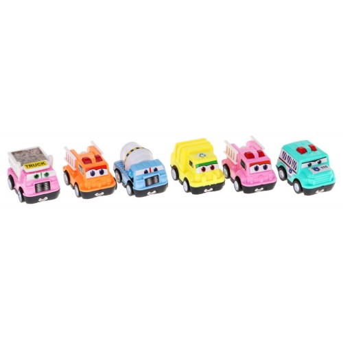 Súprava 6 autíčok s podložkou pre deti 3+ Interaktívny svetelný signál + Podložka-vyobrazenie mesta