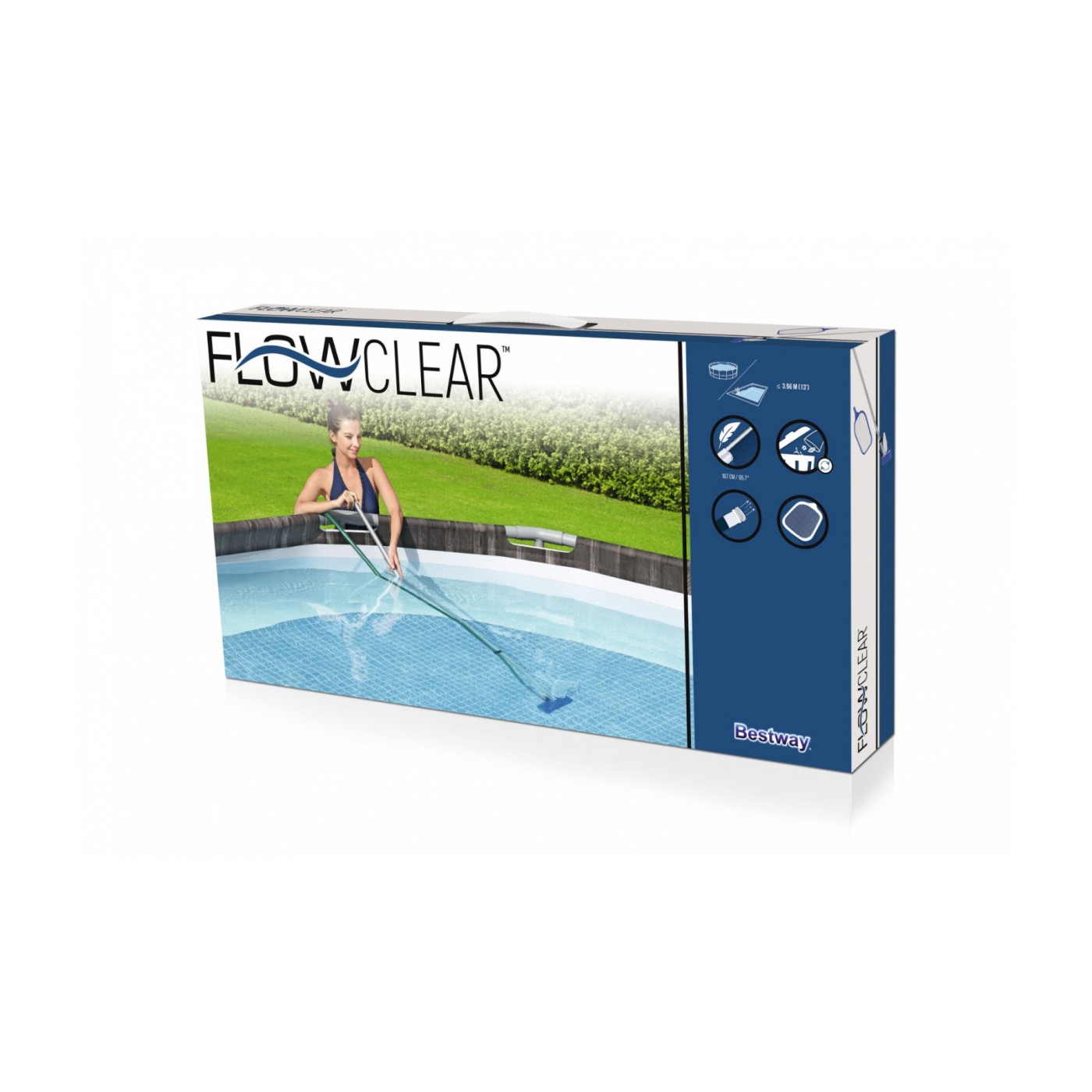 Súprava 3v1 na upratovanie bazénov BESTWAY + Vysávač + Sitko + Tyč