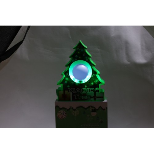 Kreatívna súprava na maľovanie ozdôb pre deti 6+ Interaktívny stromček rotujúci + 8 fixiek