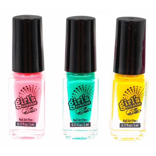 Súprava na úpravu nechtov pre dievčatá 5+ Sušička na nechty Stroj na trblietky Laky 15 ks.