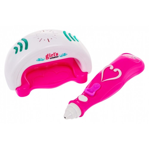 Súprava na úpravu nechtov pre dievčatá 5+ Sušička na nechty Stroj na trblietky Laky 15 ks.