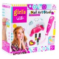 Súprava na úpravu nechtov pre dievčatá 5+ Sušička na nechty Stroj na trblietky Laky 15 ks.