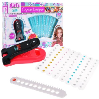 Súprava na lepenie kryštálov pre deti 6+ Kreatívna hračka do vlasov nechtov