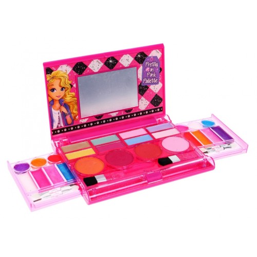 Súprava na maľovanie Ružová paletka pre deti 5+ Farebné kozmetiky na make-up + príslušenstvo
