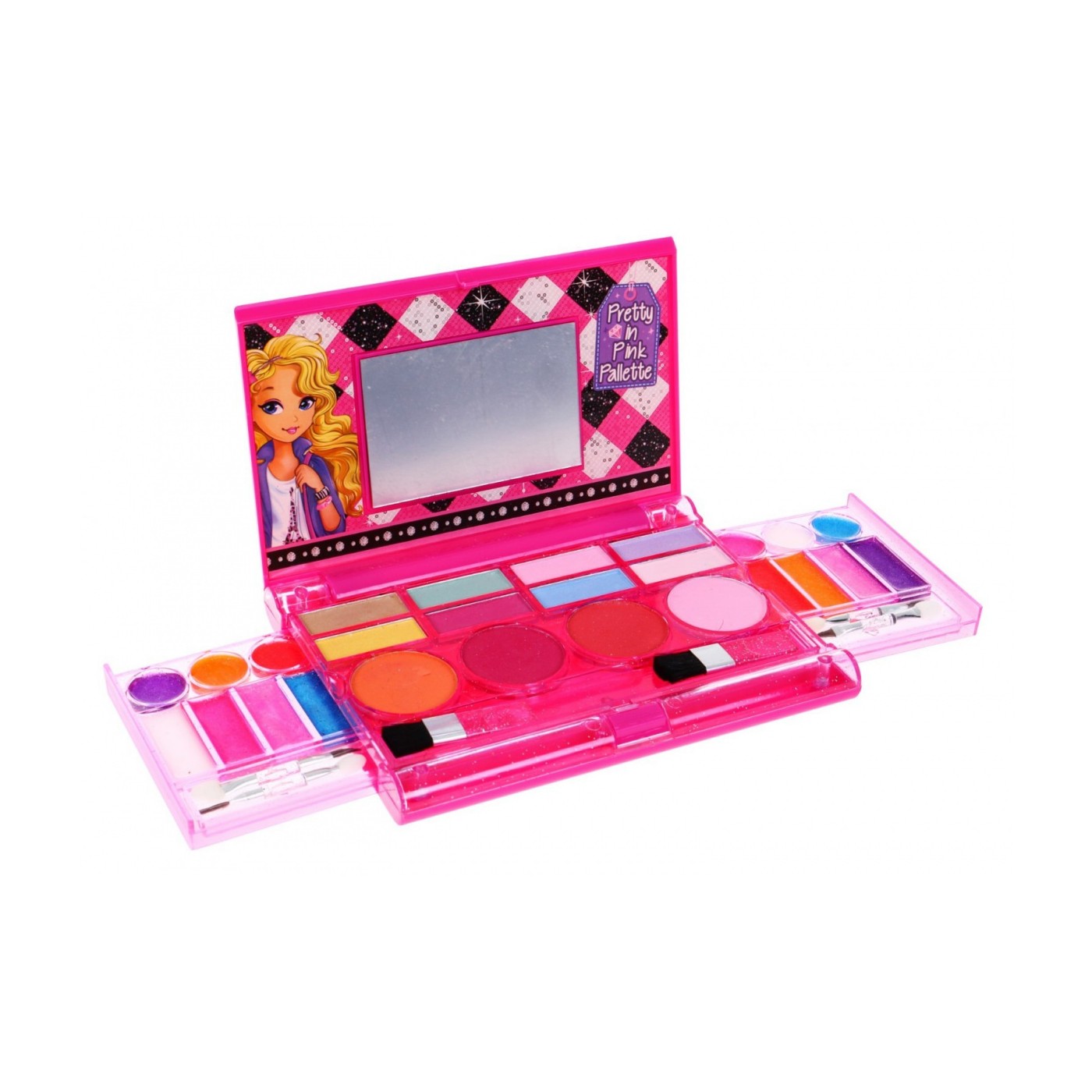 Súprava na maľovanie Ružová paletka pre deti 5+ Farebné kozmetiky na make-up + príslušenstvo