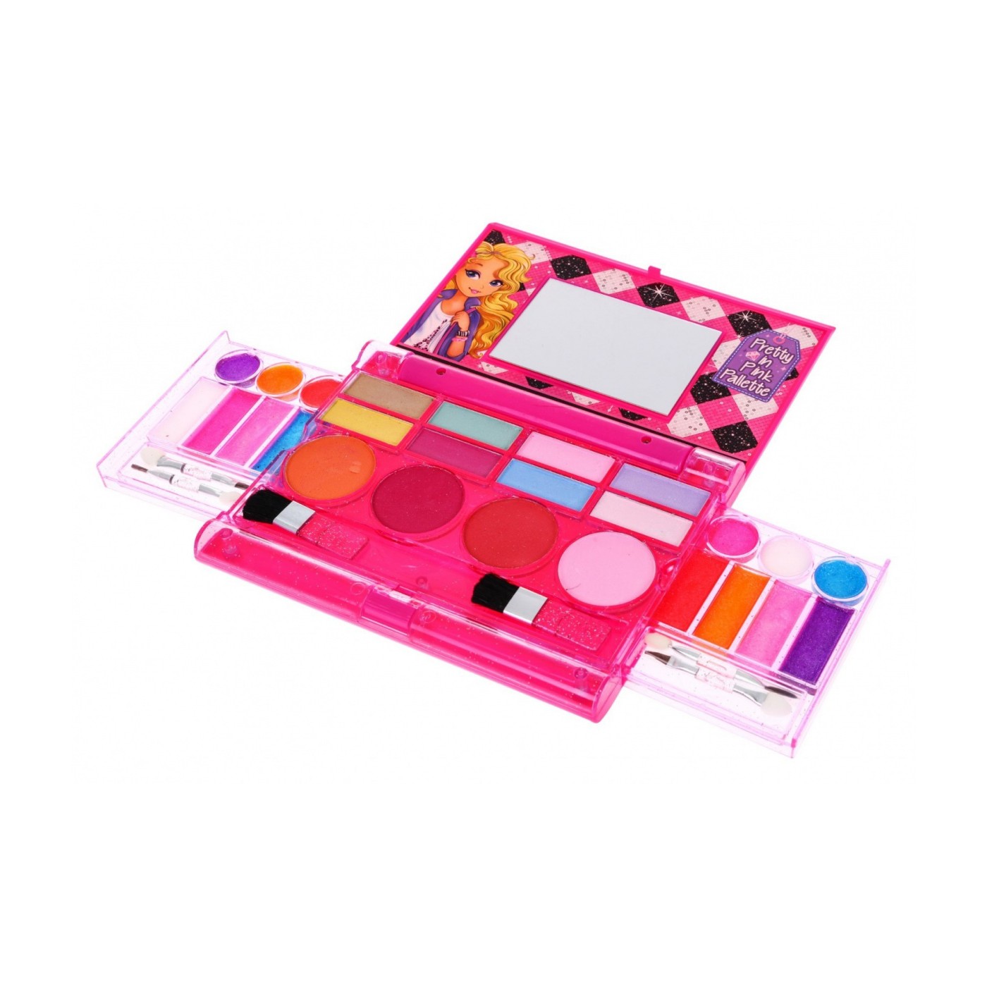 Súprava na maľovanie Ružová paletka pre deti 5+ Farebné kozmetiky na make-up + príslušenstvo