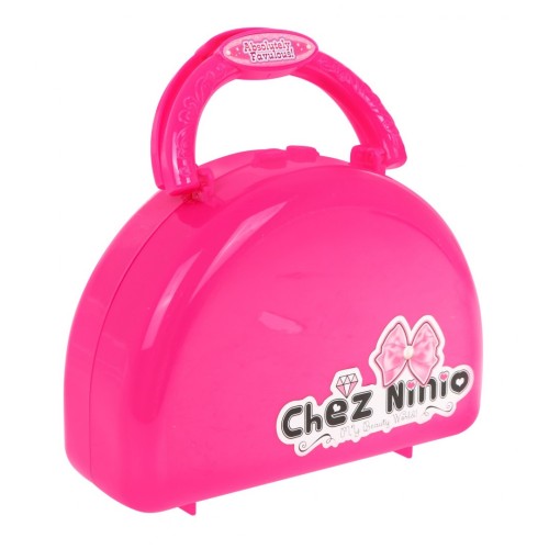 Súprava na make-up Rozkladacia kabelka pre deti 5+ Kozmetika na oči pery nechty