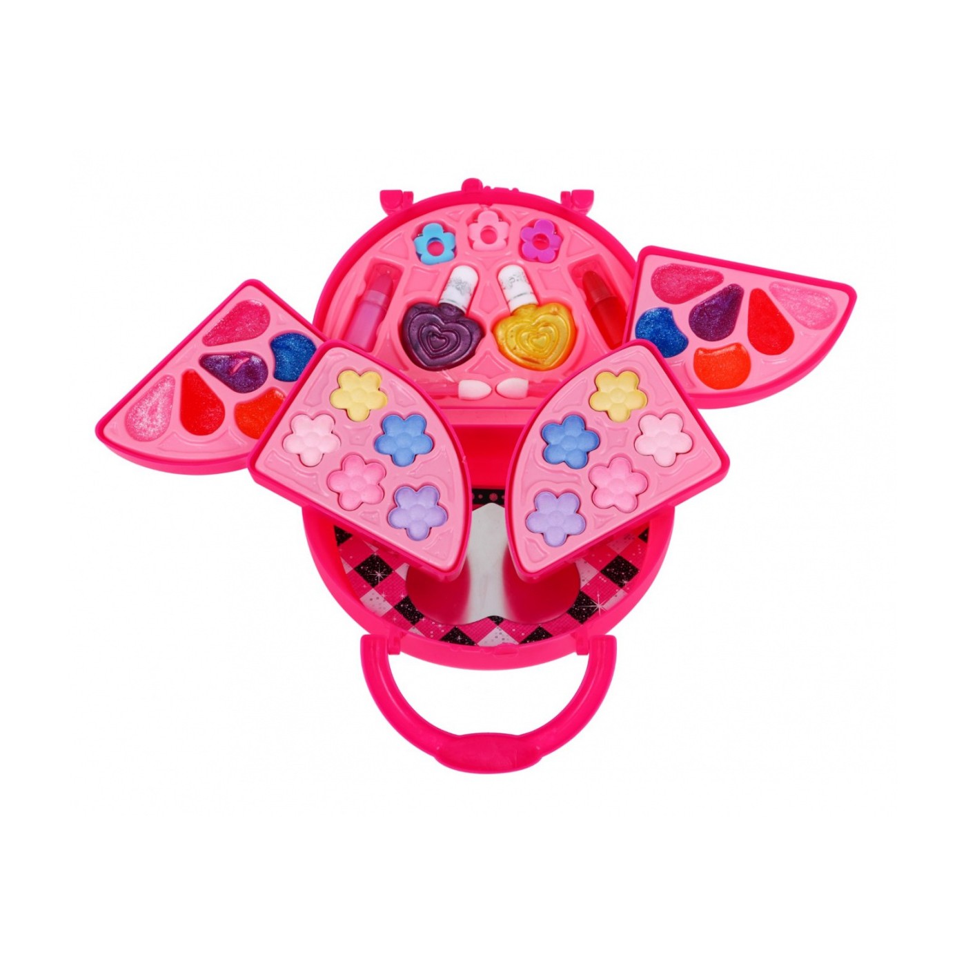 Súprava na make-up Rozkladacia kabelka pre deti 5+ Kozmetika na oči pery nechty