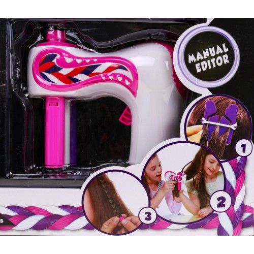 Súprava na zapletanie copíkov pre deti 6+ pletací strojček + Príslušenstvo