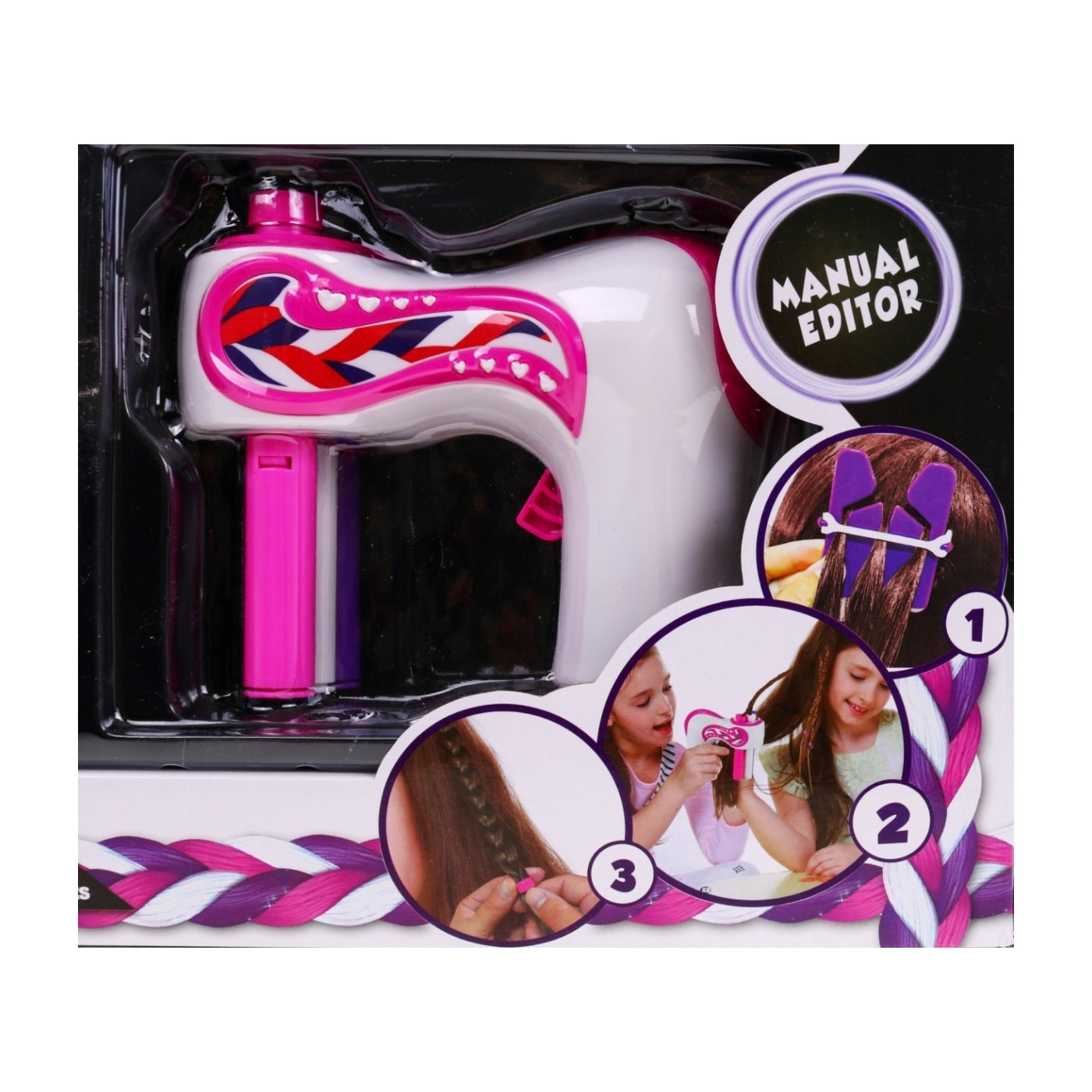 Súprava na zapletanie copíkov pre deti 6+ pletací strojček + Príslušenstvo