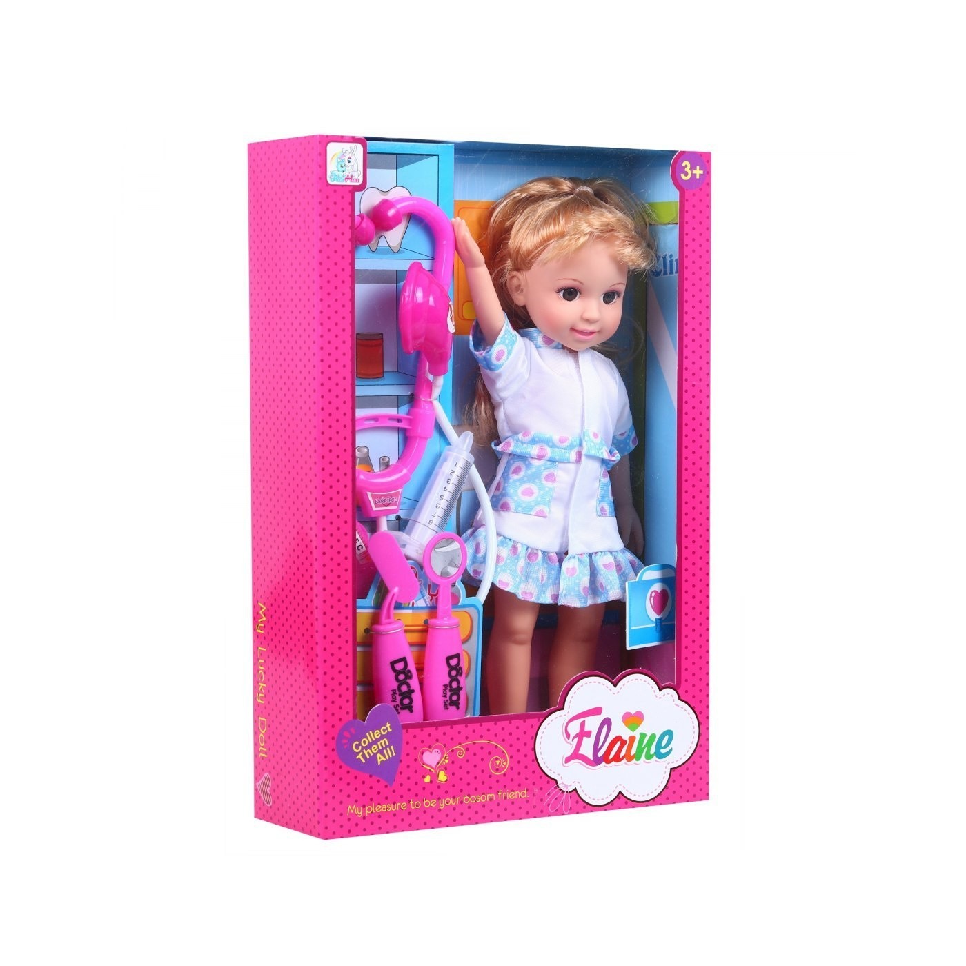 Súprava Fashion Bábika zdravotná sestra Blondínka