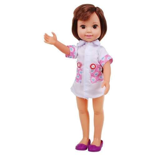 Veľká Bábika zdravotná sestra pre deti 3+ Lekárske príslušenstvo + Stetoskop + Teplomer + Injekcia