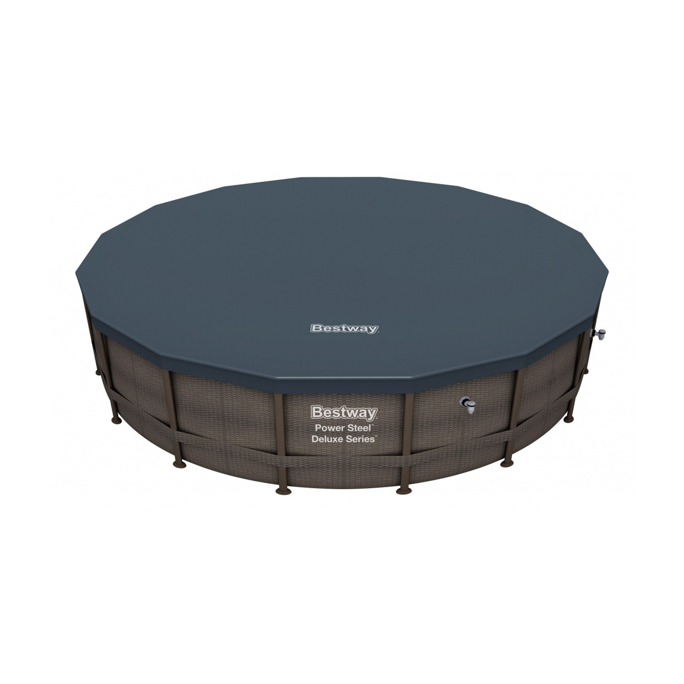 Bazén rámový 16FT 488x122 cm Power Steel Deluxe Rattan S