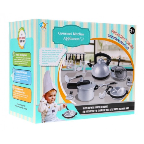 Súprava Hrnčekov Strieborná