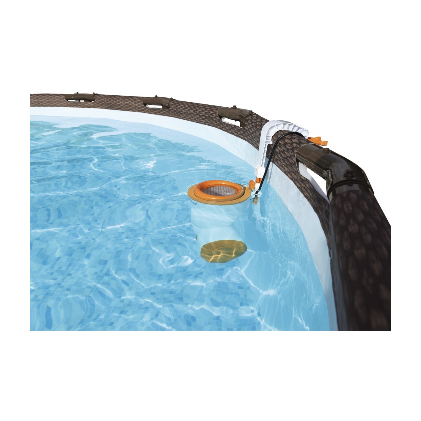 Bazén rámový 16FT 488x122 cm Power Steel Deluxe Rattan S