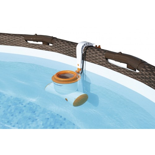 Bazén rámový 16FT 488x122 cm Power Steel Deluxe Rattan S