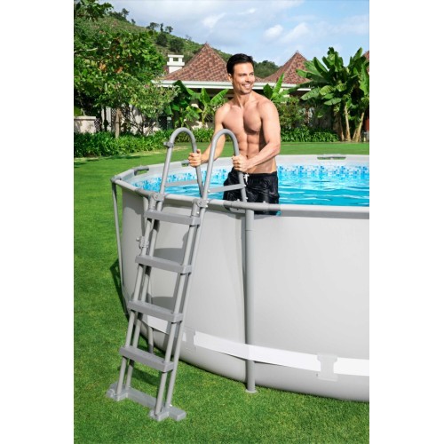 Bazén rámový 16FT 488x122 cm POWERSteel 6w1 BESTWAY