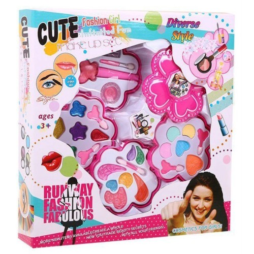 Sada kozmetiky na líčenie pre dievčatá 3+ Ružový kufor