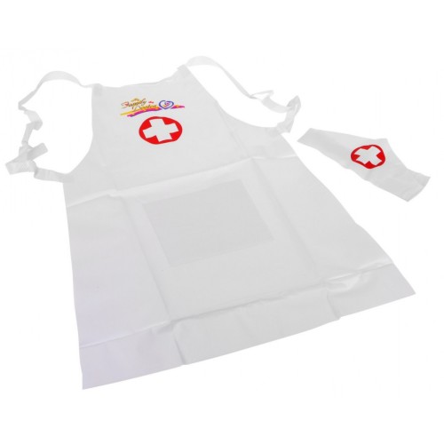 Lekárska sada pre deti 3+ Lekársky odev + Kufor + Interaktívne príslušenstvo 12 ks.