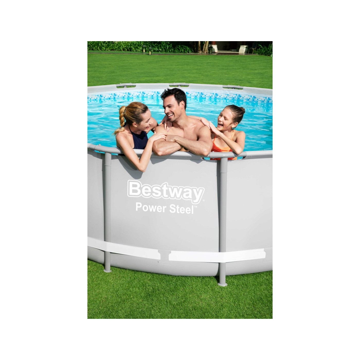 Bazén rámový 16FT 488x122 cm POWERSteel 6w1 BESTWAY