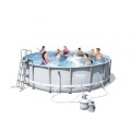 Bazén rámový 16FT 488x122 cm POWERSteel BESTWAY