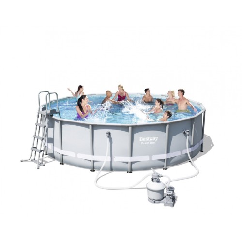 Bazén rámový 16FT 488x122 cm POWERSteel BESTWAY